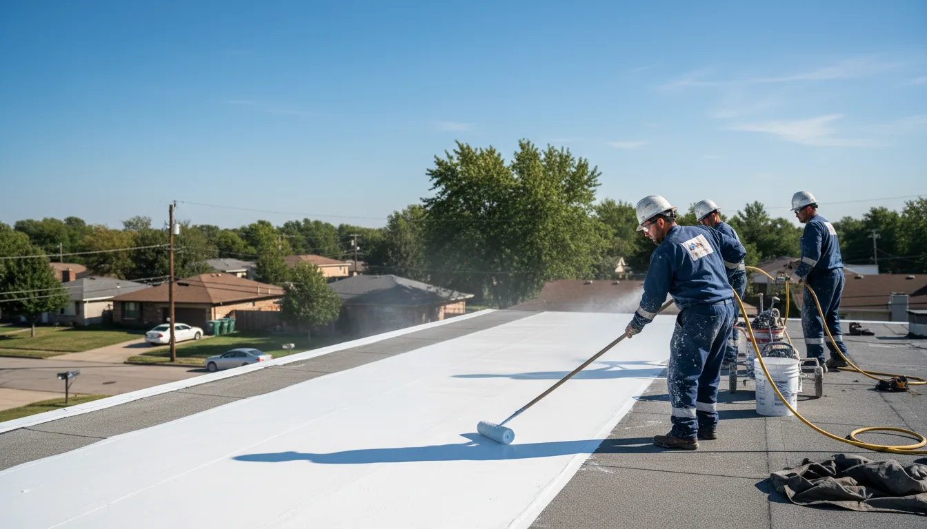 Commercial roof coating in Burlington Junction, MO near me
